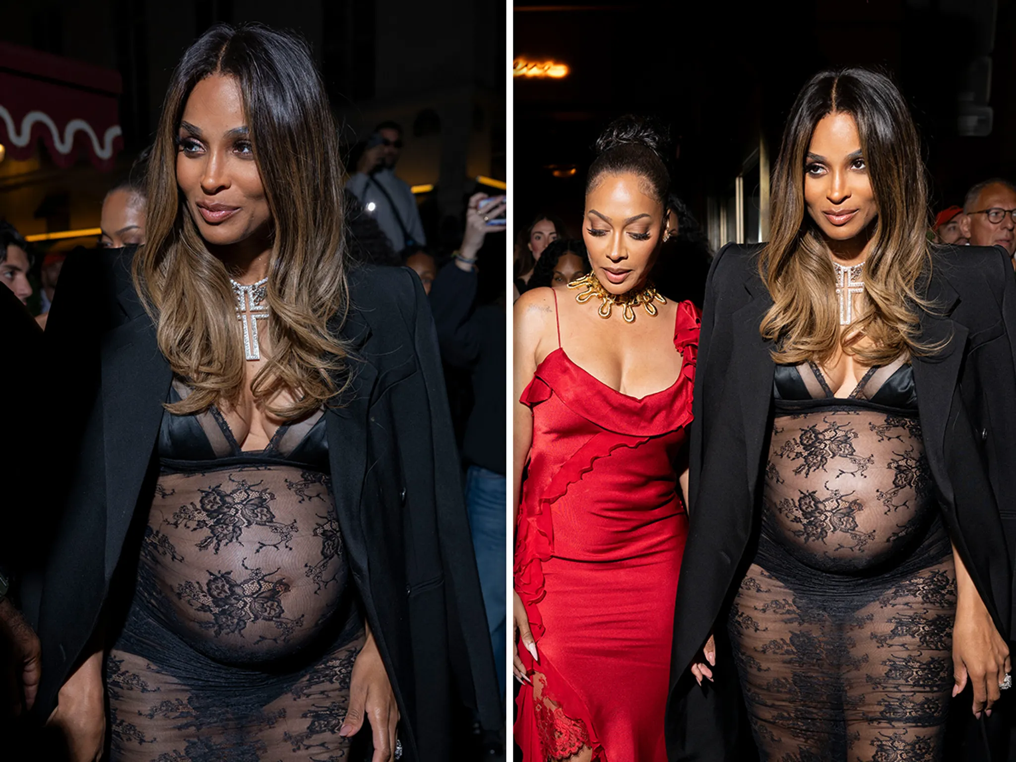 Ciara: Η αποκαλυπτική εμφάνιση της εγκυμονούσας τραγουδίστριας με διάφανο φόρεμα στο Παρίσι (βίντεο)