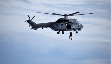 Super Puma της Πολεμικής Αεροπορίας μετέφερε ασθενή από κρουαζιερόπλοιο νοτιοανατολικά της Ρόδου
