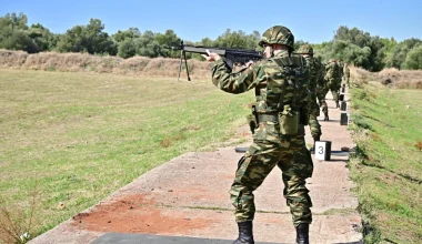 Ολοκληρώθηκε η μετεκπαίδευση Εφέδρων Οπλιτών σε Αυλώνα, Λιτόχωρο και Νάουσα (φώτο)