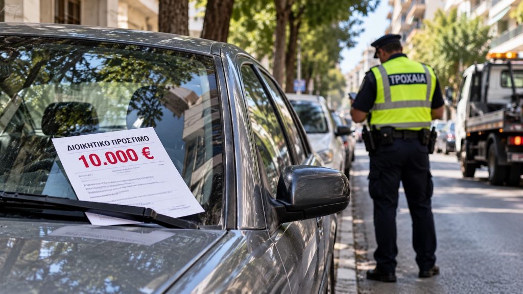 Πλήρωσε πρόστιμο 10.000 ευρώ για ένα παρκαρισμένο ΙΧ: Η «παγίδα» της ψηφιακής ακινησίας