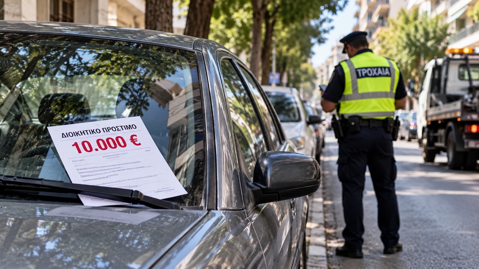 Πλήρωσε πρόστιμο 10.000 ευρώ για ένα παρκαρισμένο ΙΧ: Η «παγίδα» της ψηφιακής ακινησίας