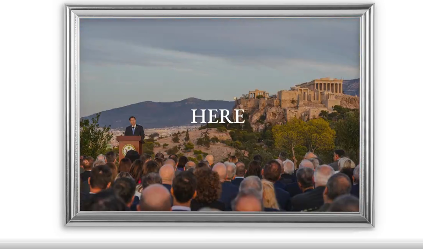 «Να είστε περήφανοι για την καταγωγή σας»: Νέο βίντεο του Στέιτ Ντιπάρτμεντ για την Αρχαία Ελλάδα