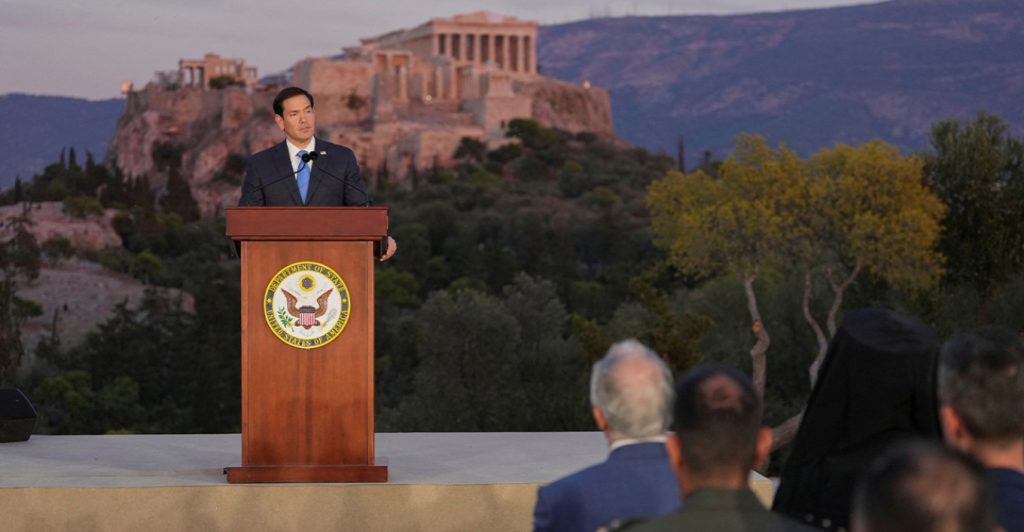 Με την Ακρόπολη το βίντεο του Μ.Ρούμπιο για το όραμά του για το Αμερικανικό πνεύμα (βίντεο)