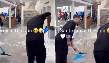 Σαντορίνη: Οι «σκλάβοι» διώχνουν τα νερά & οι πελάτες τρώνε
