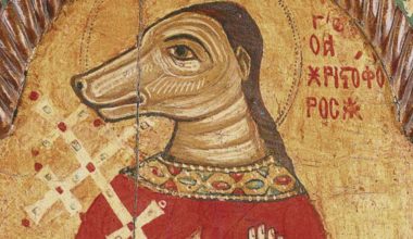 Γιατί ο Άγιος Χριστόφορος απεικονίζεται σε ορισμένες παλιές εικόνες με κεφάλι σκύλου;