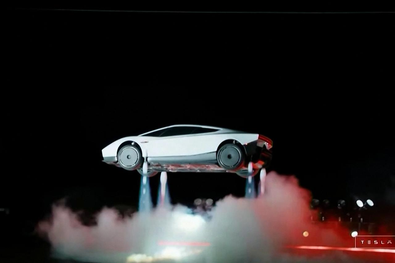 Επίδειξη ή PR stunt; Τι ισχύει με το «ιπτάμενο» Tesla του Μασκ