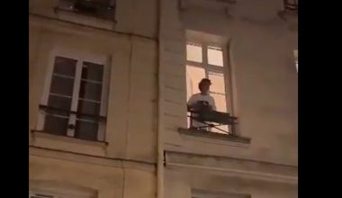 Παρίσι: Κάτοικος πετά καυτό νερό σε κουκουλοφόρους από το σπίτι του (βίντεο)