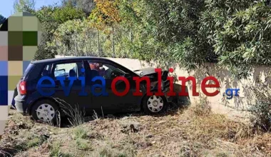 17χρονος στην Ερέτρια «καρφώθηκε» με αυτοκίνητο σε μάντρα – Το όχημα δεν ήταν δικό του