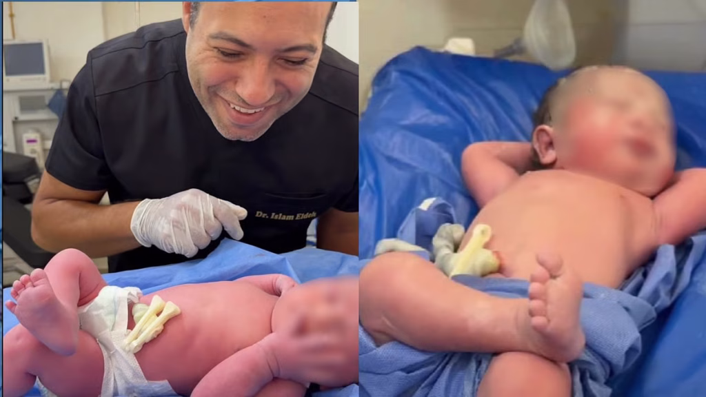 Πάνω από 12 εκατ. προβολές: Viral το νεογέννητο που… χαλαρώνει λίγα λεπτά μετά την γέννησή του