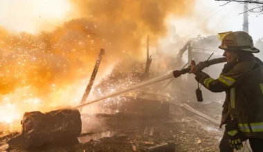 Οι Ρώσοι κτύπησαν ουκρανική εγκατάσταση παραγωγής φυσικού αερίου στο Χάρκοβο
