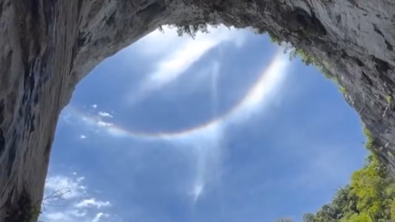 Εντυπωσιακό βίντεο από τη Βραζιλία: Καταρράκτης φαίνεται να πέφτει από τα σύννεφα