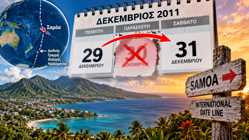 Πόσο εύκολο είναι να χαθεί μία ημέρα από το ημερολόγιο; – Η χώρα που το έκανε το 2011