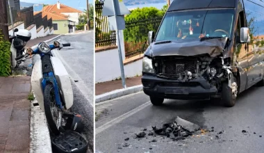 Τραγωδία στη Λέσβο: Nεκρός 48χρονος οδηγός δίκυκλου μετά από σφοδρή σύγκρουση με τουριστικό βανάκι