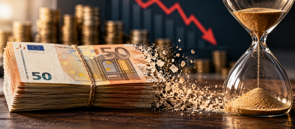 Έχεις 1.000 ευρώ στην άκρη; – Πόσο πραγματικά χάνουν σε αξία όσο μένουν ακίνητα