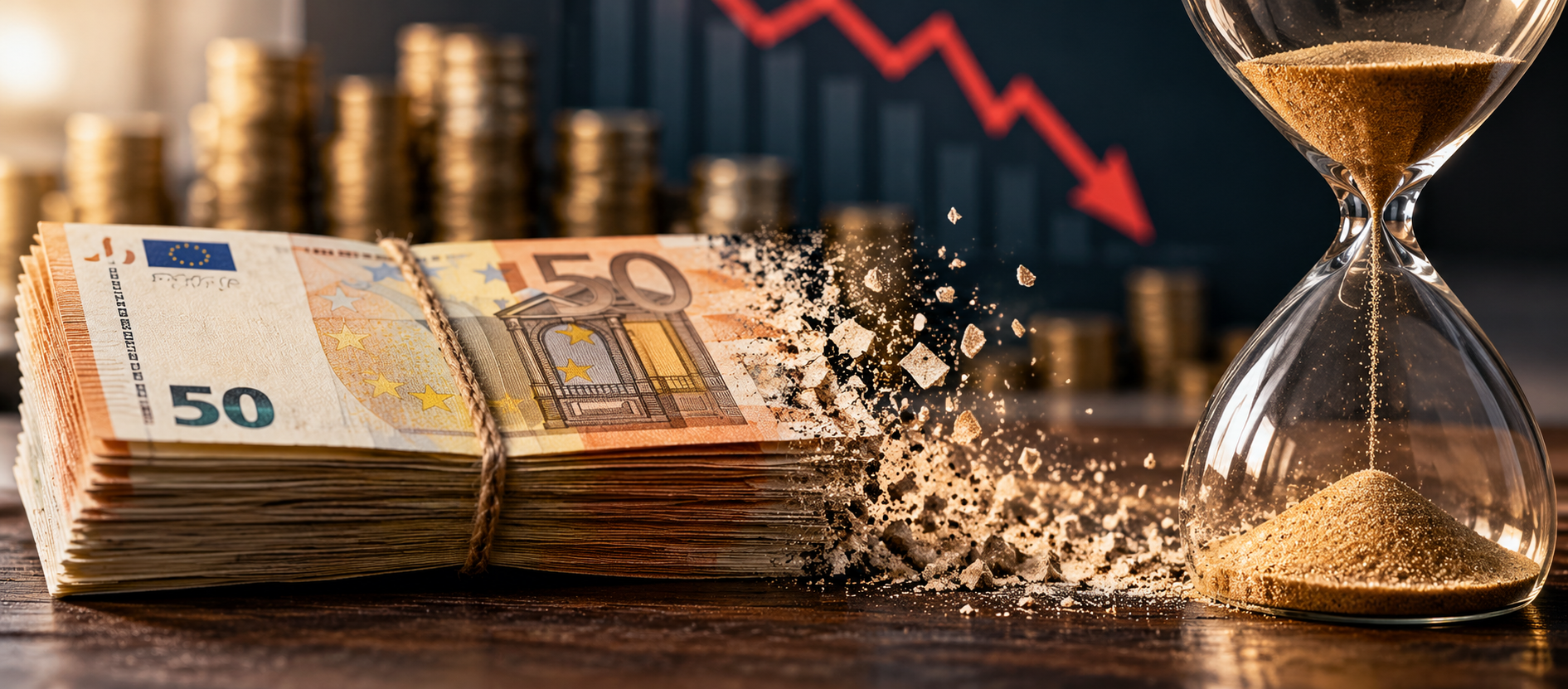 Έχεις 1.000 ευρώ στην άκρη; – Πόσο πραγματικά χάνουν σε αξία όσο μένουν ακίνητα