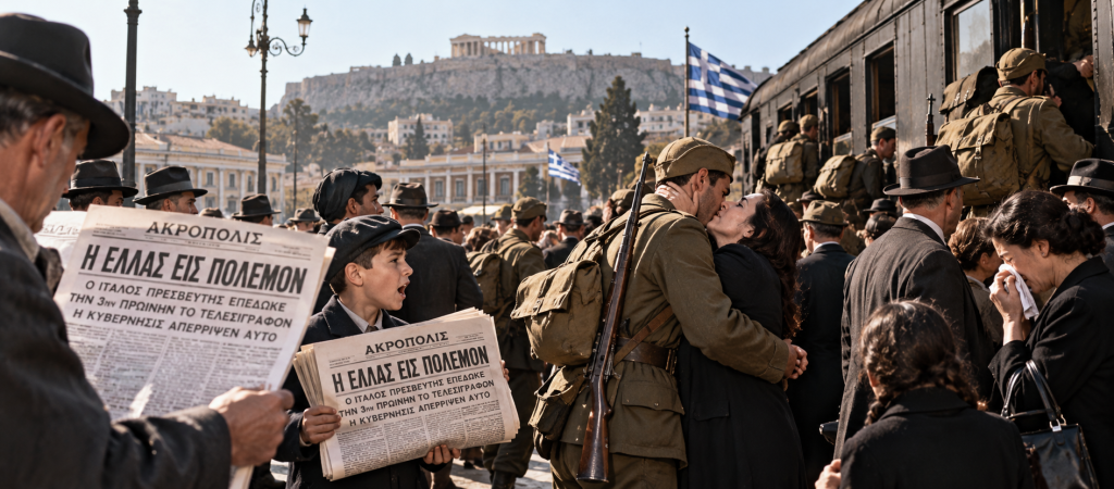 28 Οκτωβρίου 1940: Το πρώτο πρωινό του πολέμου στην Αθήνα